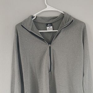 Nike Youth Gray Half-Zip Sweater